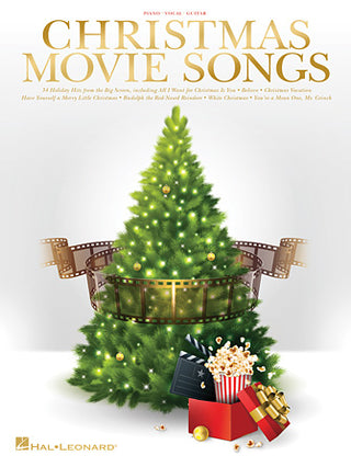 クリスマス映画曲集(34曲収録)《輸入ピアノ楽譜》の画像
