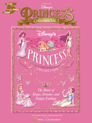 ディズニー・プリンセス・コレクション Vol.1（5本指シリーズ、初級ピアノ）《輸入ピアノ楽譜》の画像