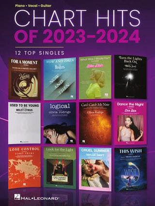 2023 2024年のヒット・チャート曲集《輸入ピアノ楽譜》の画像