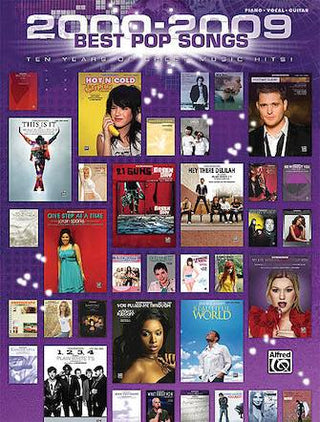 2000 2009 ベスト・ポップ・ソングス(51曲収録)《輸入ピアノ楽譜》の画像