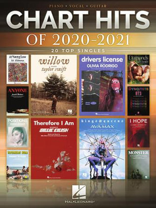 2020-2021ヒットチャート曲集(20曲収録)《輸入ピアノ楽譜》の画像