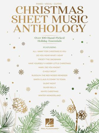 クリスマス・ミュージック・アンソロジー(102曲収録)《輸入ピアノ楽譜》の画像