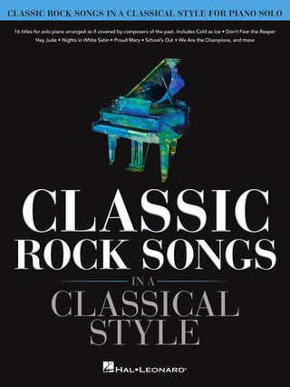 クラシック・スタイルのロック曲集(16曲収録)《輸入ピアノ楽譜》の画像