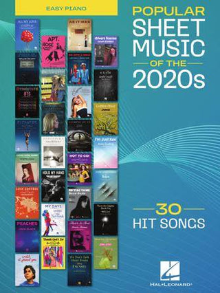 2020年代の人気ヒット曲集〈APT.(アプツ)，似た者同士，微笑んで死ねたら，エスプレッソ，他全30曲収録〉(初中級ピアノ)《輸入ピアノ楽譜》の画像