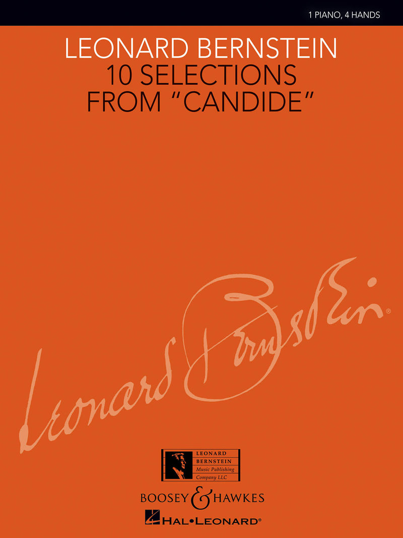 「キャンディード」から10の選曲集(ピアノ連弾)(1台4手)《輸入ピアノ楽譜》の画像
