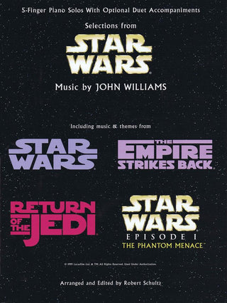「スター・ウォーズ」曲集(同名映画より)(初級ピアノ)《輸入ピアノ楽譜》の画像