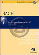 J.S.バッハ／ブランデンブルク協奏曲 第1 3番 BWV 1046/1047/1048（CD付）(オイレンブルク版)《輸入オーケストラ・スタディスコア》輸入オーケストラスコア》の画像