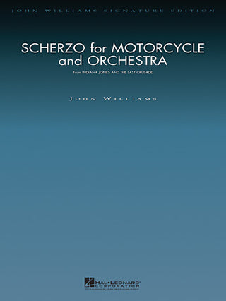 オートバイとオーケストラのスケルツォ(「インディ・ジョーンズ/最後の聖戦」より)【ジョン・ウィリアムズ・オリジナル版/デラックススコア】 《輸入オーケストラスコア》の画像
