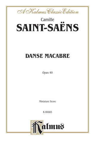 サン＝サーンス／交響詩「死の舞踏」作品40：オーケストラ・ミニチュアスコア《輸入オーケストラスコア》