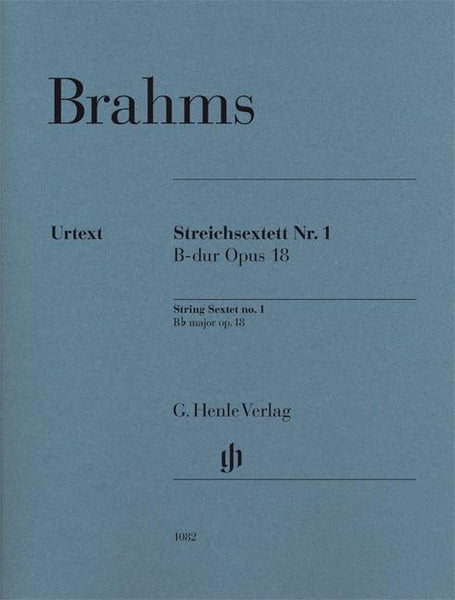 値引OK JOHANNES BRAHMS EDITION クラシック CD ブラームス／弦楽六重奏曲 第1番 変ロ長調 作品18 (各パート譜セット
