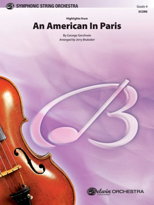 《オーケストラ楽譜》「パリのアメリカ人」ハイライト(同名映画より)(American in Paris)【輸入】の画像