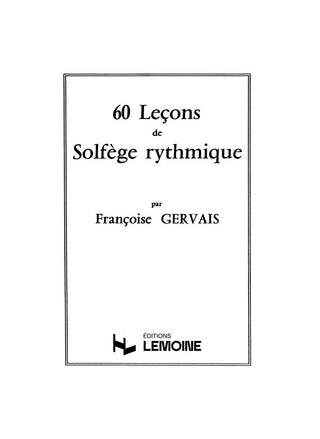 60のリトミックソルフェージュレッスン《輸入理論書》