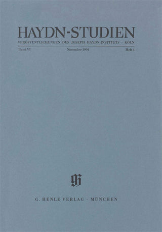 ハイドン／ハイドン研究 1994年11月号（ヘンレ社）