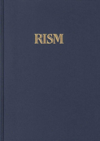 国際楽譜資料目録《RISM》15〜18世紀のリュートおよびギター手稿譜タブラチュア集成(ヘンレ社）