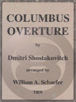 《吹奏楽譜》コロンバス序曲(Colombus Overture) ショスタコーヴィチ(Shostakovich)【輸入】の画像