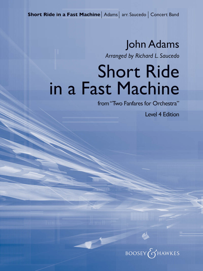 《吹奏楽譜》ショート・ライド・イン・ファスト・マシン(Short Ride in a Fast Machine) アダムズ(Adams)【輸入】の画像