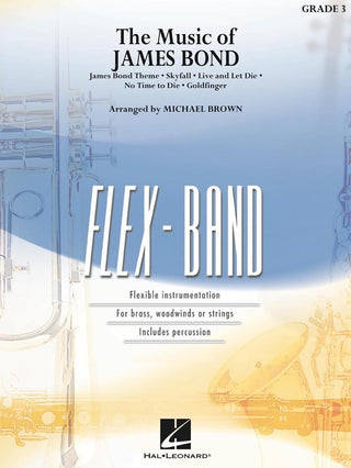 「ジェームズ・ボンド」メドレー(007のテーマ他全5曲)/フレックス吹奏楽譜の画像
