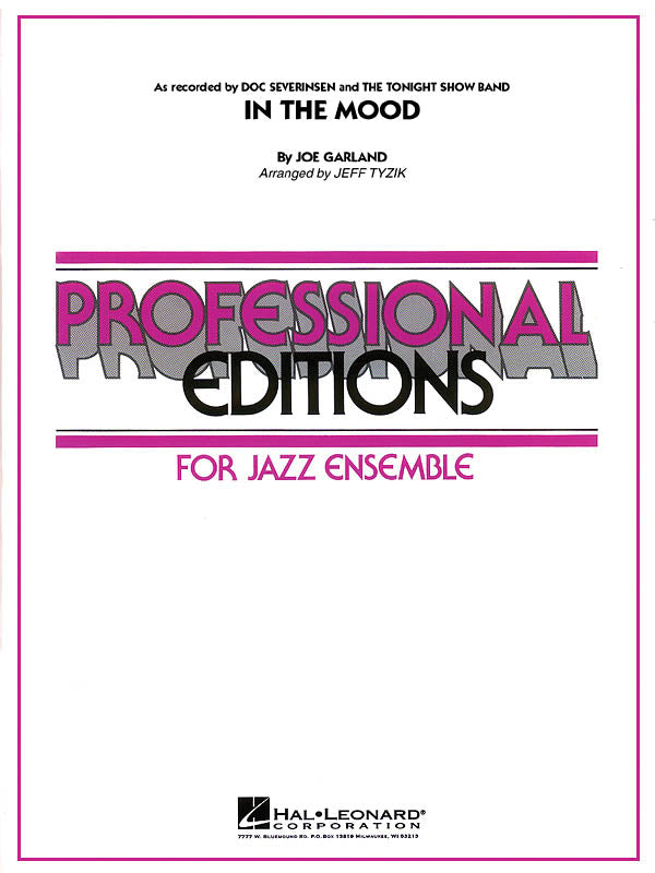 イン・ザ・ムード（「トゥナイト・ショー」バージョン、グレード5）《輸入ジャズ楽譜》の画像
