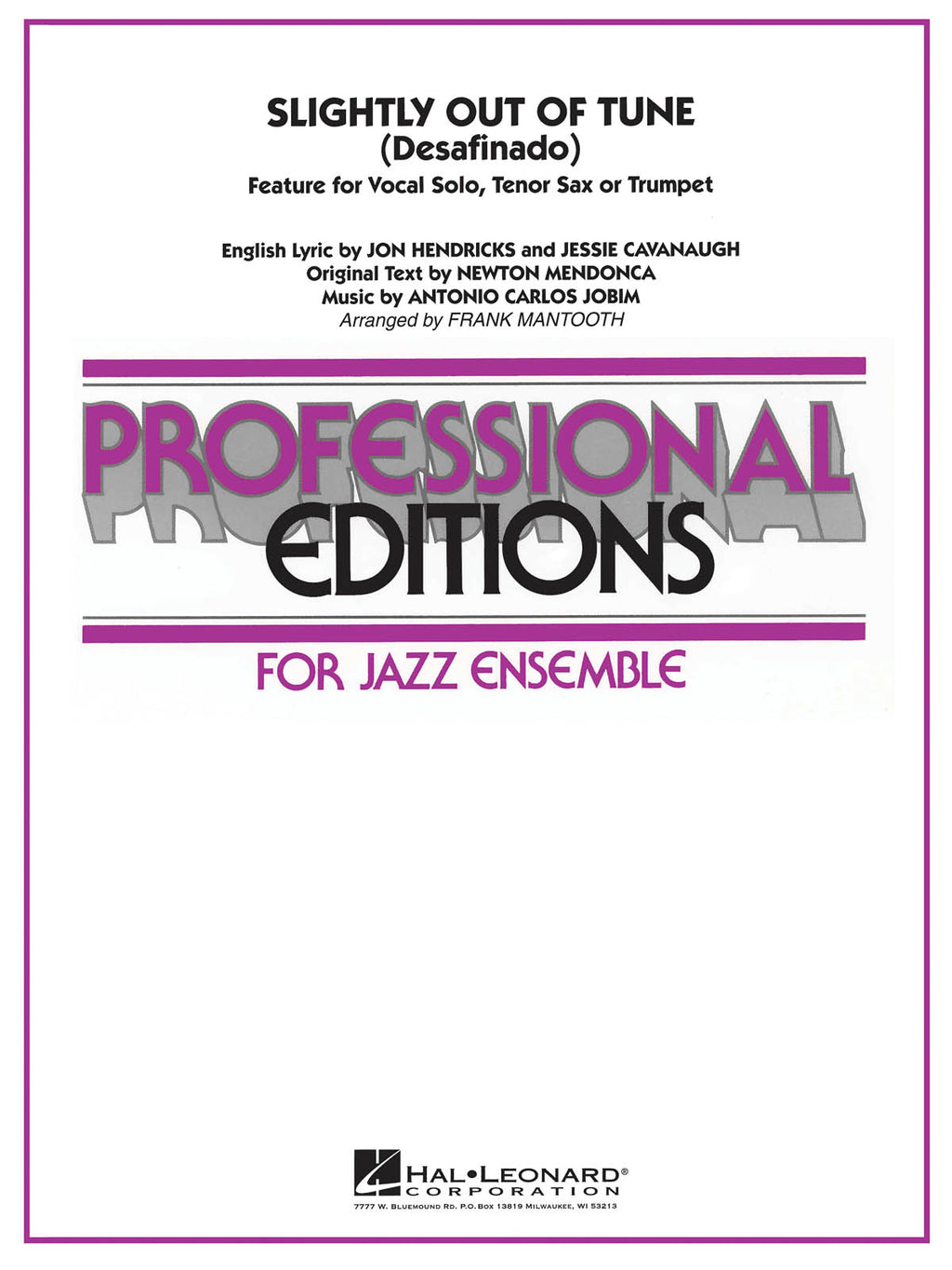Jazz of Jazz ジャズ・オブ・ジャズ 古楽譜 東洋楽譜 デサフィナード《輸入ジャズ楽譜》 – ロケットミュージック