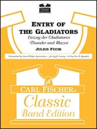 《吹奏楽譜》剣士の入場(雷鳴と稲妻)(コンサート用A4サイズ版)(Entry of the Gladiators) フチーク(Fucik)【輸入】の画像