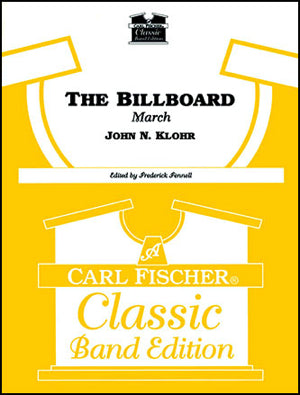 《吹奏楽譜》ビルボード(フェネル改訂版)(Billboard) クロール(Klohr)【輸入】の画像