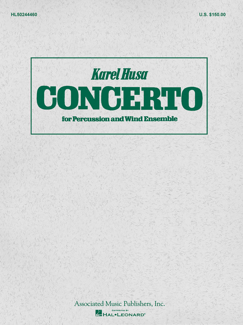 《吹奏楽譜》打楽器と吹奏楽のための協奏曲(Concerto for Percussion and Wind Ensemble) カレル・フサ(Karel Husa)【輸入】の画像