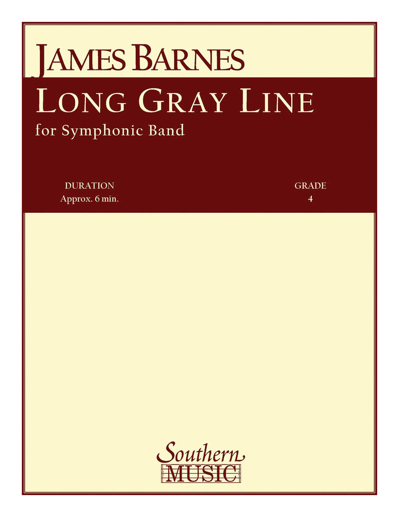 《吹奏楽譜》ロング・グレイ・ライン(Long Gray Line) バーンズ(Barnes)【輸入】の画像