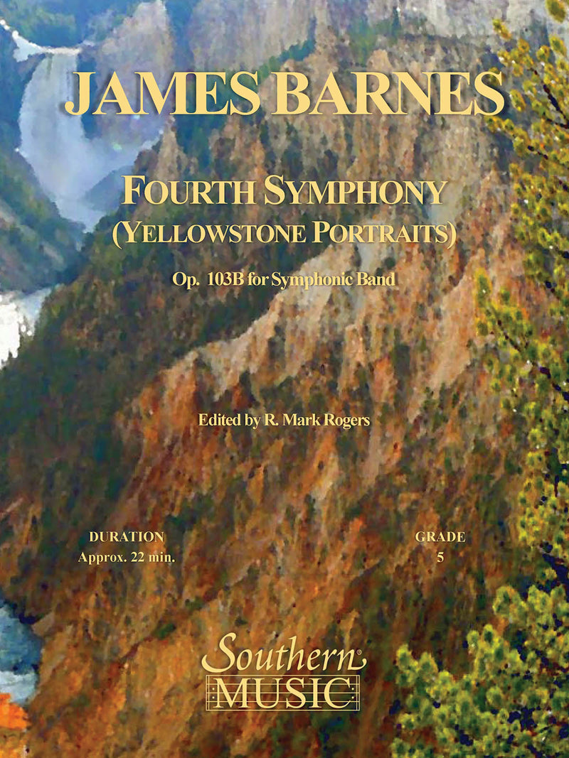 《吹奏楽譜》交響曲第4番(Fourth Symphony) バーンズ(Barnes)【輸入】の画像
