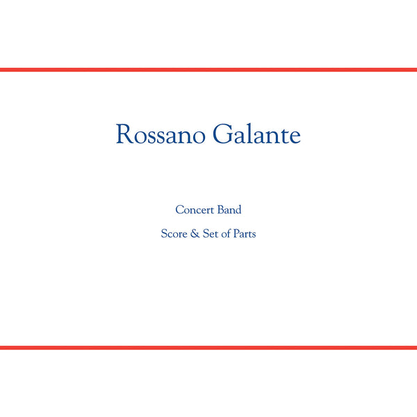 トランセンデント・ジャーニー(ガランテ) 吹奏楽譜 – ロケットミュージック