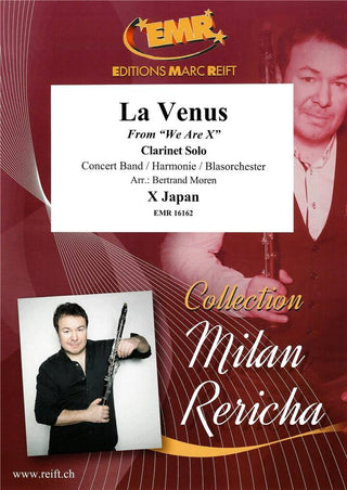 La Venus(X-Japan)(Clarinetソロフィーチャー) 吹奏楽譜の画像