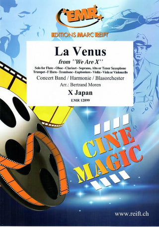 La Venus(X-Japan)(様々な楽器でのソロフィーチャー) 吹奏楽譜の画像