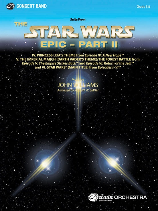 《吹奏楽譜》「スター・ウォーズ」叙事詩組曲パート2(Suite from the Star Wars Epic-Part2)【輸入】の画像
