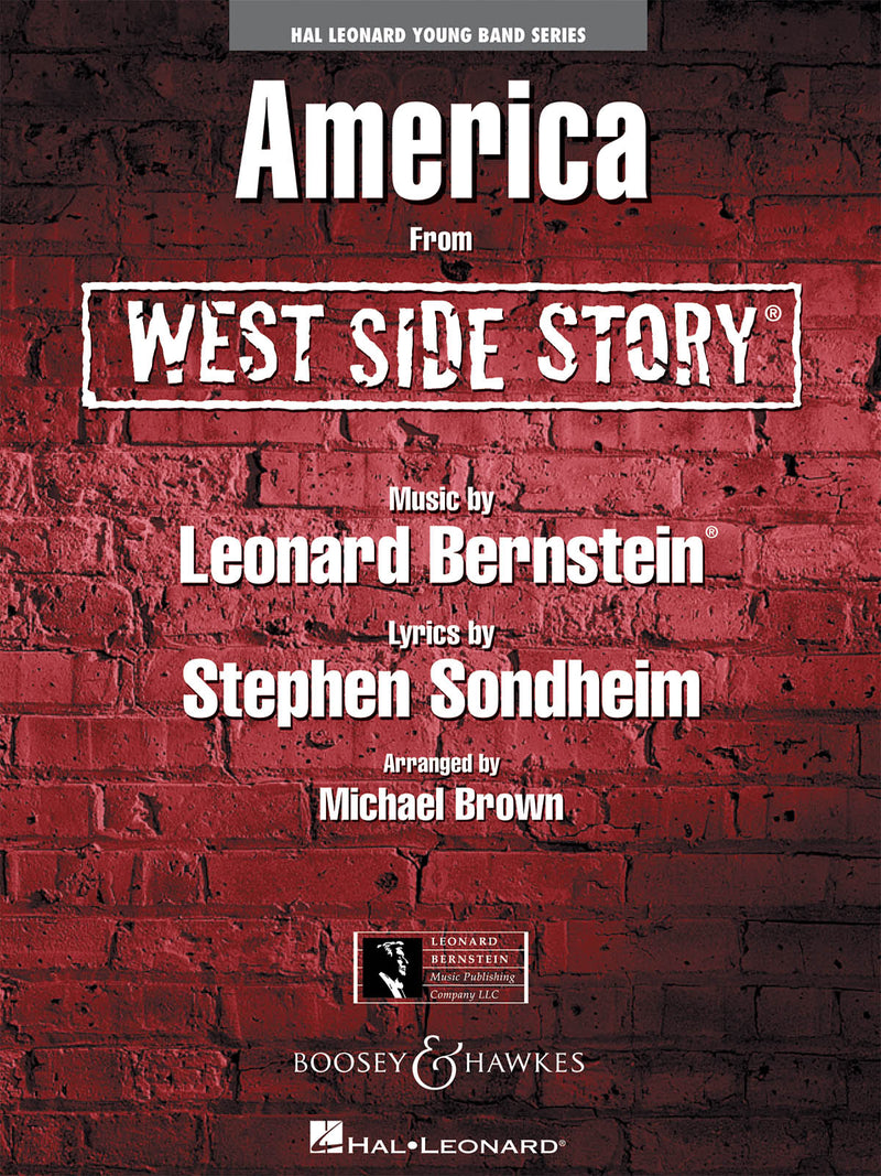 《吹奏楽譜》【参考音源QR付】「ウエスト・サイド・ストーリー」より「アメリカ」(America from West Side Story 00450108)【輸入】の画像