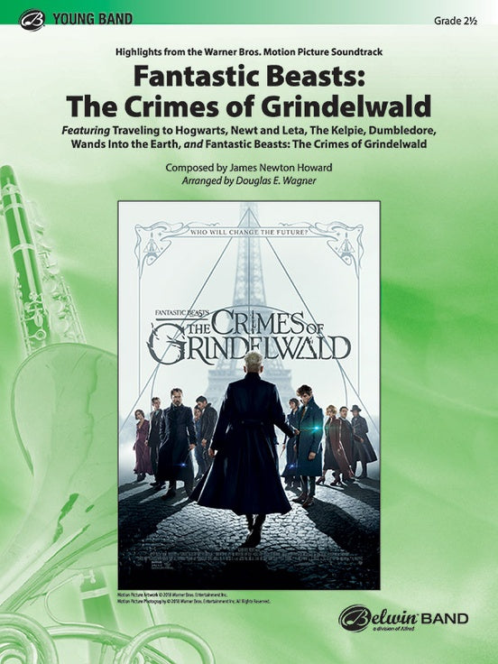 《吹奏楽譜》「ファンタスティック・ビーストと黒い魔法使いの誕生」メドレー(Fantastic Beasts: The Crimes of Grindelwald)【輸入】の画像
