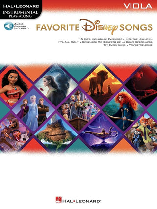 「ディズニー・ソング集(15曲収録)」ソロ・ヴィオラ編(インストゥルメンタル・プレイ・アロング・シリーズ)【オーディオ・オンライン・アクセスコード付】《輸入ヴィオラ楽譜》の画像