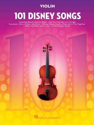 101のディズニー曲集《輸入ヴァイオリン楽譜》の画像