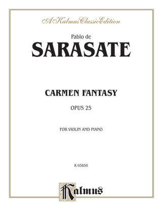 サラサーテ／カルメン幻想曲 op.25《輸入ヴァイオリン楽譜》