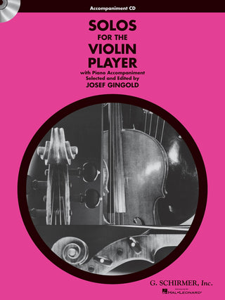 ヴァイオリン奏者のためのソロ曲集（Bach，Paganini， 他全15曲，CDのみ）《輸入ヴァイオリン楽譜》の画像