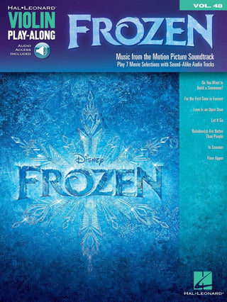 アナと雪の女王(サウンドトラック)ヴァイオリンソロ編(インストゥルメンタル・プレイ・アロング・シリーズ)【オーディオ・オンライン・アクセスコード付】《輸入ヴァイオリン楽譜》の画像