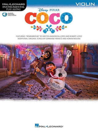 「リメンバー・ミー」ヴァイオリン編(ディズニー映画より)(インストゥルメンタル・プレイ・アロング・シリーズ)【オーディオ・オンライン・アクセスコード付】《輸入ヴァイオリン楽譜》の画像