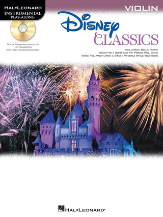 「ディズニー・クラシック」ソロ・シリーズ（Violin，デモCD付）《輸入ヴァイオリン楽譜》の画像