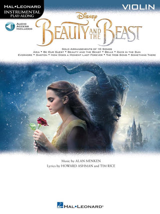 「美女と野獣」ヴァイオリン編(2017年実写映画より)(インストゥルメンタル・プレイ・アロング・シリーズ)【オーディオ・オンライン・アクセスコード付】《輸入ヴァイオリン楽譜》の画像