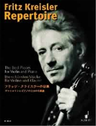 フリッツ・クライスラー第1巻（ヴァイオリン／ピアノ）《輸入ヴァイオリン楽譜》の画像