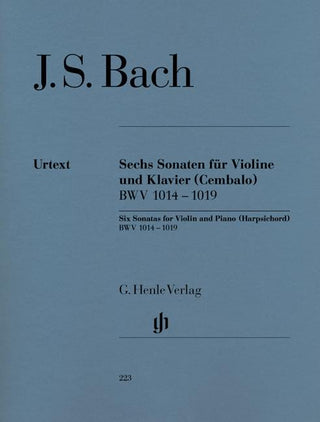 バッハ／6つのヴァイオリン・ソナタ集 BWV 1014 - 1019 (原典版/ヘンレ社)《輸入ヴァイオリン楽譜》の画像
