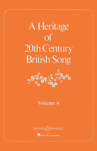 20世紀イギリス歌曲の遺産 Vol.4《輸入声楽，合唱譜》の画像
