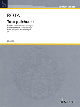 N.ロータ／トータ・プルクラ・エ(ソプラノ)《輸入声楽，合唱譜》の画像
