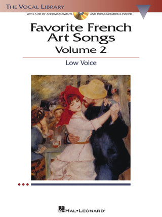 お気に入りのフランス歌曲集Vol.2（低声用、CD付）《輸入声楽，合唱譜》の画像