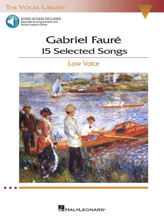 G.フォーレ／15のセレクト集（低声用）《輸入声楽，合唱譜》の画像