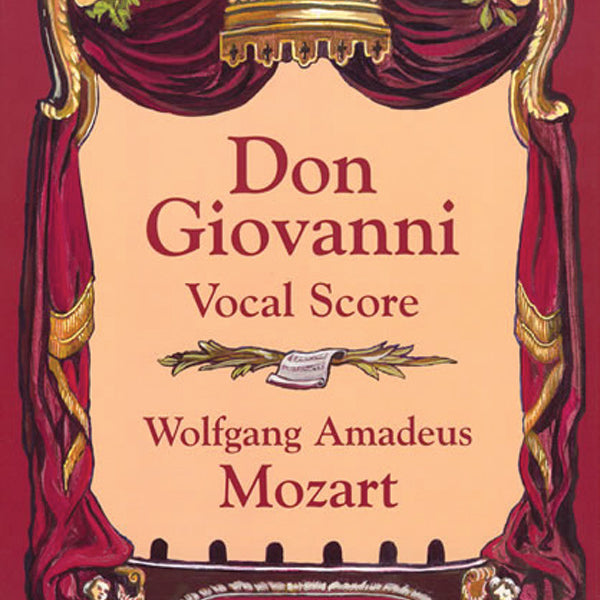 モーツァルト／ドン・ジョヴァンニ【ドーヴァー出版】《輸入ヴォーカル