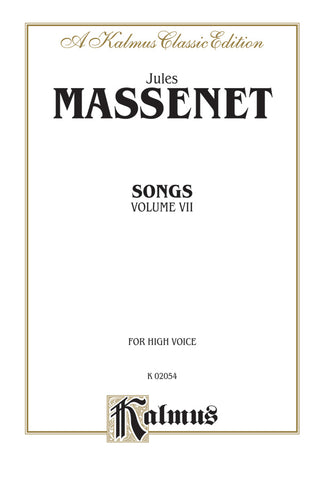 マスネ／歌曲集 第7巻(高声用)《輸入声楽楽譜》